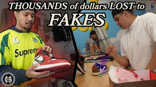 FAKE $6,000 SHOES CAME IN! DAY IN THE LIFE SNEAKER SHOP