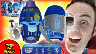 MEGA MAN PLAYSET | Mega Man Fully Charged – The Mega Buster Transforming Lab Playset Review