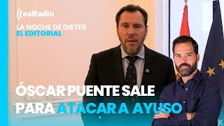 En este país llamado España: Óscar Puente sale para atacar a Díaz Ayuso