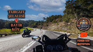 Turgut Şelalesi - Bayır Köyü Motosiklet Turu / MotoVlog