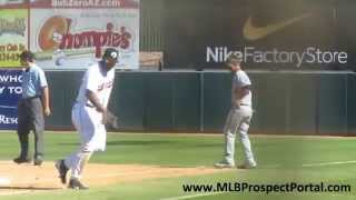 Bryce Harper - Arizona Fall League 2011 - Nationals OF hustling