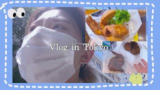 일본Vlog)드디어 두달만에 학교갔다!!🍔(with.지옥에서온 가라아게)[日本語字幕]