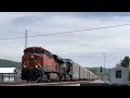 bnsf es44ac 6265 w nice k5hl leads ns automotive 189 on 4 29 23