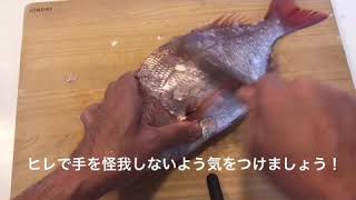 ダッヂオーブンを使った鯛の塩釜の作り方