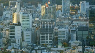 高さ160m (仮称)南青山三丁目計画の建設状況（2024年12月7日）