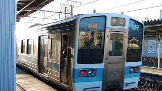 【2022/12/16 211系0番台･発車メロディー即切り】中央東線～篠ノ井線441M(下り･高尾→長野) 東山梨駅発車