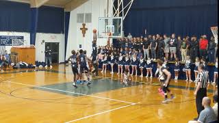 Elijah Perkins finds Charles Anyichie for the dunk