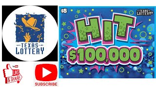 Trying the 5 ticket Method on Texas Lottery Scratch off. Hit $100,000