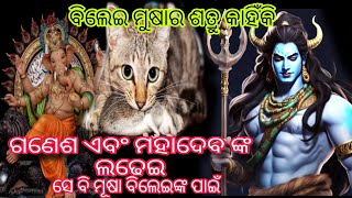 ଗଣେଶ ଓ ମହାଦେବ ଙ୍କ ଭିତରେ  କାହିଁକି ହେଲା ଲଢେଇ ସେ ବି ମୂଷା ଆଉ ବିଲେଇ ଙ୍କ ପାଇଁ //ମୂଷା ର ଶତ୍ରୁ ବିଲେଇ କାହିଁକି