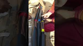 HEAT SHRINK JOINT 400MM XLP CABLE #VIRALVIDEO #SHORTVIDEO #YOUTUBESHORT