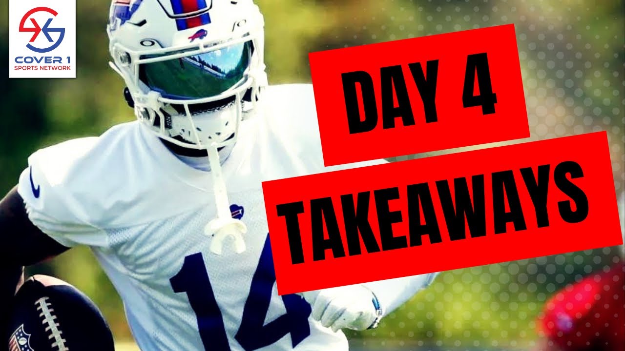 Buffalo Bills Training Camp Day 4 Highlights | Film Room & DC - YouTube