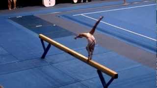 Elly Bayes - State Championships 2012, National 5, Beam (Gold)