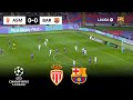 As Monaco vs Barcelona | UEFA Champions League 2024/25 | Ucl Live Stream | eFootball Pes 21 Gameplay