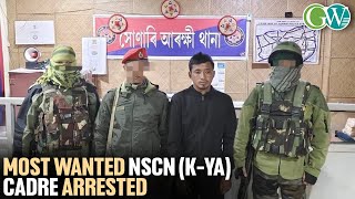 ASSAM: SECURITY FORCES ARREST MOST WANTED NSCN (K-YA) CADRE