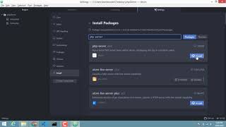 PHP within Atom