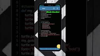 Drawing Clock 🕑 Using Python Turtle Graphic🐢 || #pythonturtle #python #coding #geekhacker