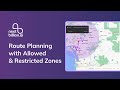 Route Planning with Allowed & Restricted Zones | NextBillion.ai