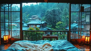 ☔️ Open The Window And Lie Down In Bed 🌧️ Let The Sound Of Rain Wash Away Your Stress