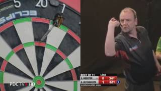 Ronny Huybrechts Nine Darter vs Darren Webster - 2017 UK Open Q5