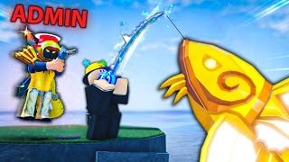 ADMIN vs 2 SPEEDRUNNERS in Fisch!