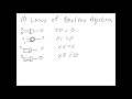 Boolean Algebra 10 Laws