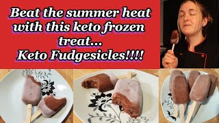 Keto Frozen Treats | Low Carb FUDGESICLES!!!