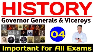 History MCQs series GOVERNOR GENERALS \u0026 VICEROYS Class no-4  || Master Brain IQ