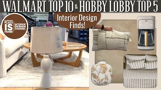 Walmart Top 10 Design Finds | Hobby Lobby Top 5