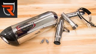 How-To: Yoshimura Alpha Slip-On Exhaust Install Video | Riders Domain