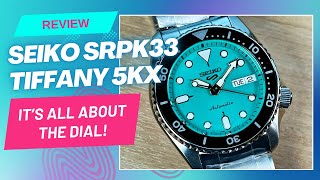 Seiko 5KX SRPK33K1 38mm - it's all about the Tiffany dial!