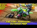 Factory Kawasaki Riders Prep for Hangtown Motocross