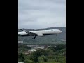 tsa松山機場，第二果菜市場，eva air b 16339 a330 302，強風毛雨降落紀錄。 a330 飛機 evaair 松山機場 airplanes