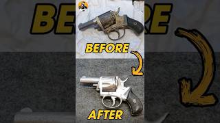 Gun restoration | Restoring firearm heritage #gun #restore #restoration #rust #viral #satisfying