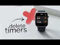 How to Delete Timers on Apple Watch (tutorial)