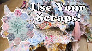 Get the Scrappy Look - Tips for scrappy patchwork and how to organise and keep on top of scraps