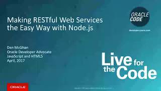Making RESTful Web Services the Easy Way with Node.js