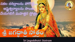 దరిద్రాలను పోగొట్టి అష్టైశ్వర్యాలను సొంతం చేయగలిగే  శ్రీ జగద్ధాత్రీ స్తోత్రం|Sri Jagaddhatri Stotram