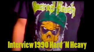 SACRED REICH | Interview 1990 | Hard'n Heavy VHS | Thrash and Speed Metal Special | Phil Rind