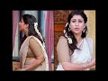 Tamil Serial Actress Alya Manasa Saree Iduppu Show