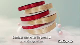 Custom Printed Ribbon from GoGoPak