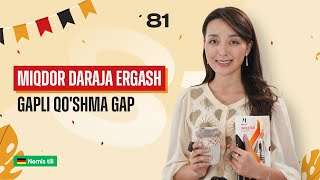 Miqdor daraja ergash gapli qo'shma gap | 81-dars | Nemis tilini 0 dan o'rganish