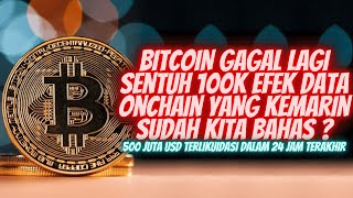 BITCOIN TURUN SEMPAT SAMPAI AREA 95.7K EFEK DATA PENTING CRYPTO YANG SUDAH DIBAHAS KEMARINKAH ?