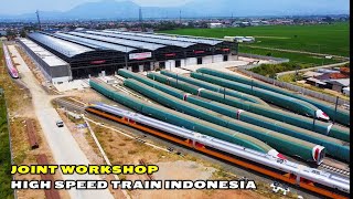 SIP !!! Semakin Rapi Jelang Operasional, Joint Workshop Kereta Cepat Jakarta Bandung