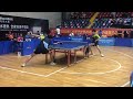 省隊高手的對決！姚萌vs邱爍，上演極限救球 乒乓球 tabletennis pingpong 桌球