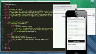 jQuery Mobile Header and Footers - Part 1