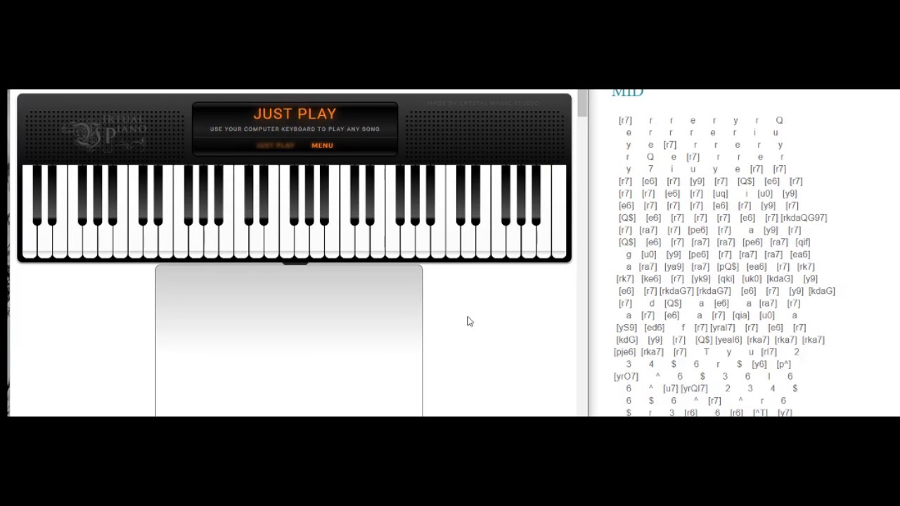 Piano Keyboard Roblox Sheets Giorno Theme