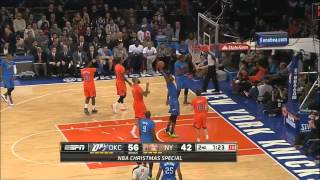 Kevin Durant vs New York Knicks 2013.12.25