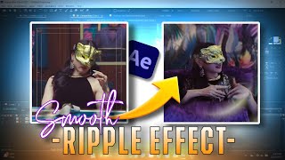 How to make smooth ripple effect - After effects tutorial #rippleeffect