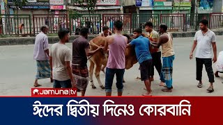 ঈদের দ্বিতীয় দিনেও দেশের বিভিন্ন জায়গায় চলছে পশু কোরবানি | Eid 2nd Day | Jamuna TV