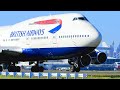 BEST VIEW CITY HONGKONG!! BRITISH AIRWAYS Boeing 747 LANDING AT HONGKONG AIRPORT MFS2020